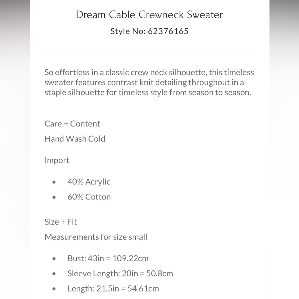 Free People Dream Cable Crewneck - Picture 6 of 8